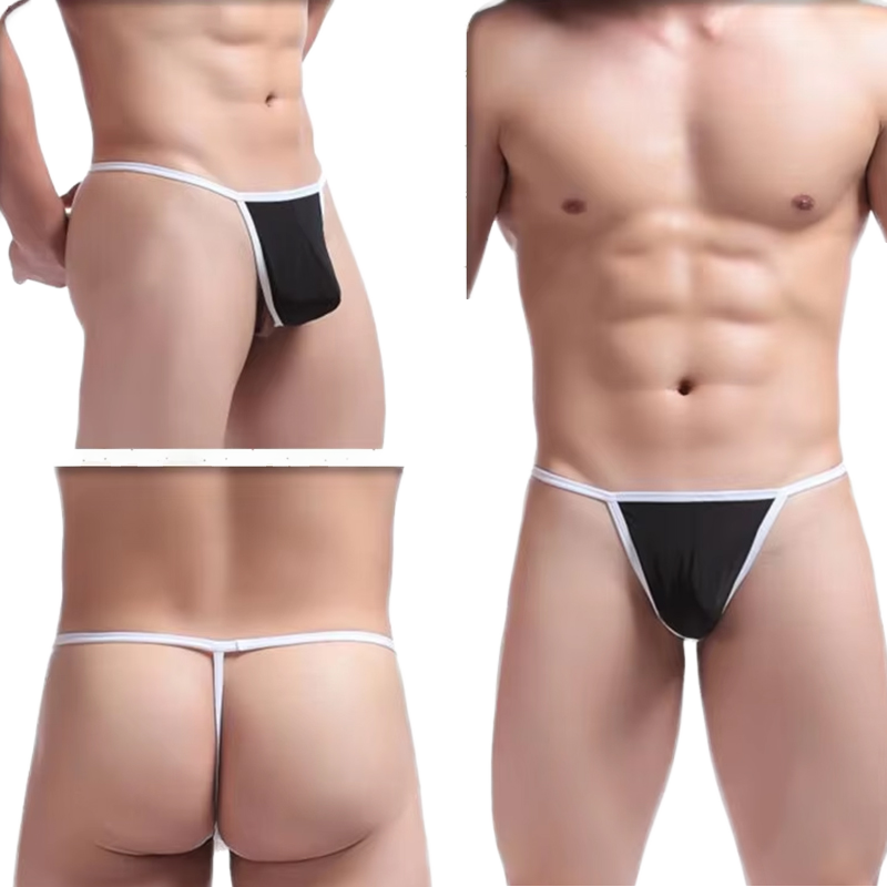 Men's Low-Rise Multi-Color Thong - Image 1