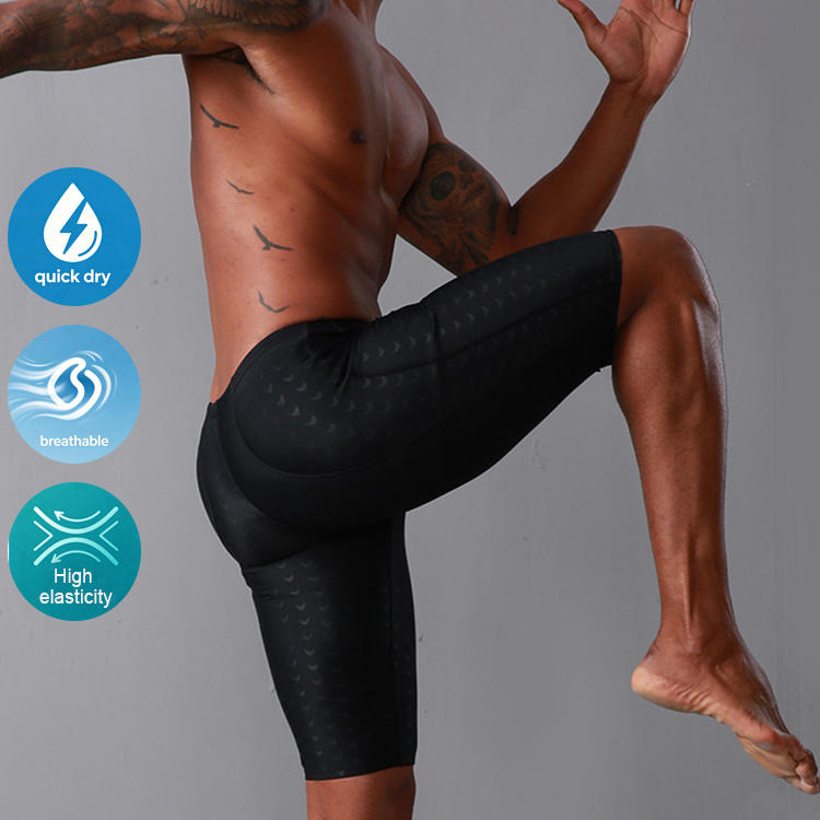 Men's Knee-Length Performance Swim Jammers