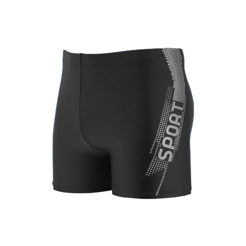 Men's High-Waist Graphic Swim Trunks