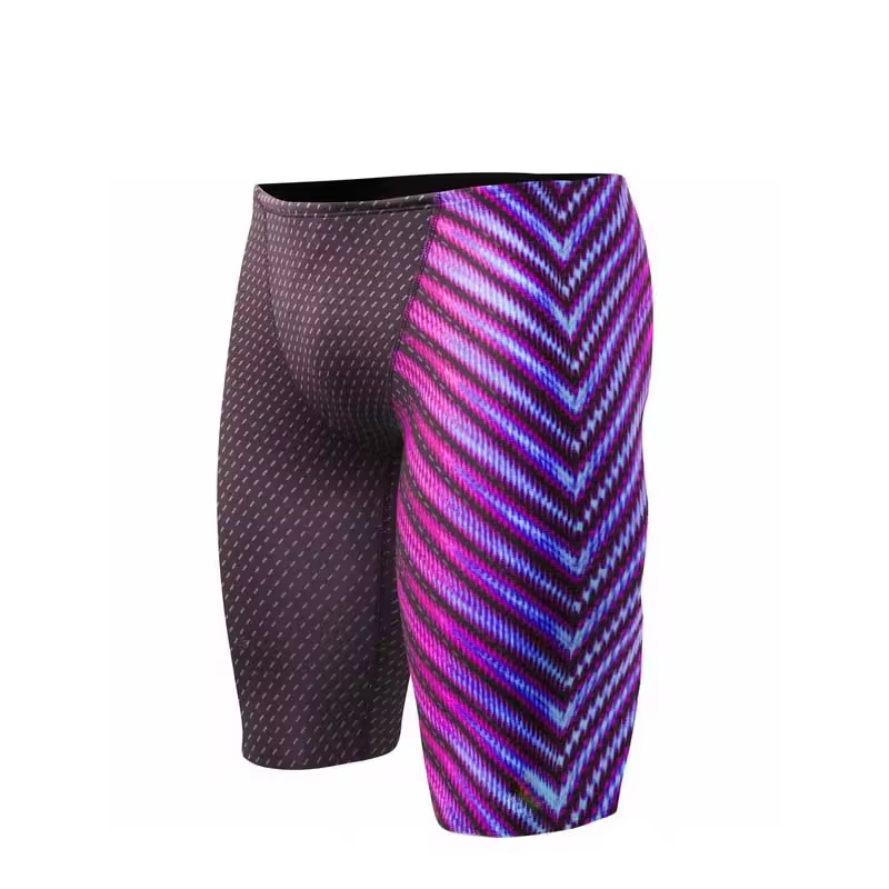Men's Printed Competition Swim Jammers