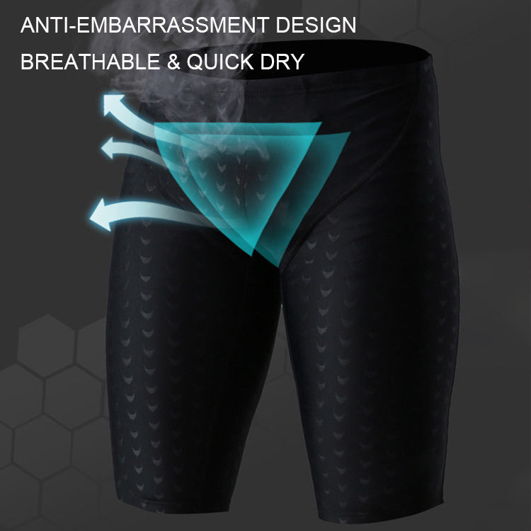 Men's Knee-Length Performance Swim Jammers