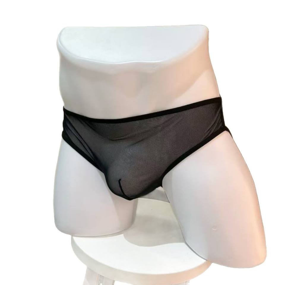 Men's Chain Detail Mesh Thong - Image 4