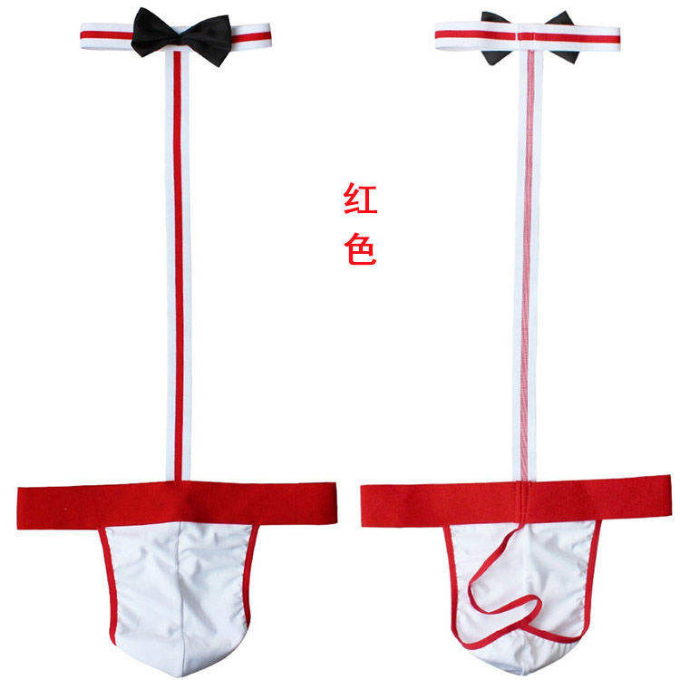 Men's Bow-Tie Strap One-Piece Bodysuit - Image 4