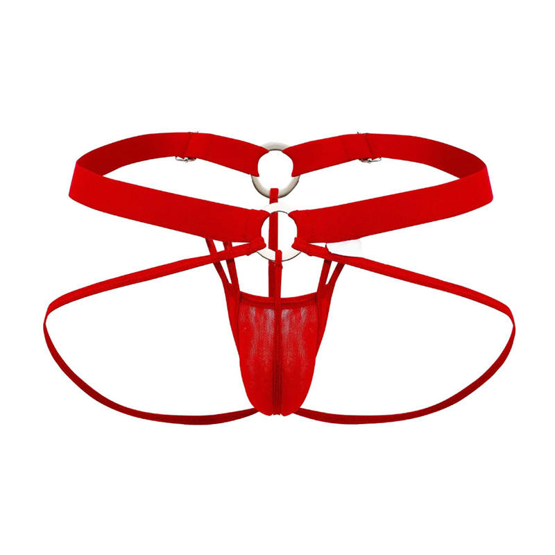 Men's Strappy Ring Open-Back Underwear - Image 4