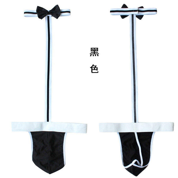 Men's Bow-Tie Strap One-Piece Bodysuit - Image 5