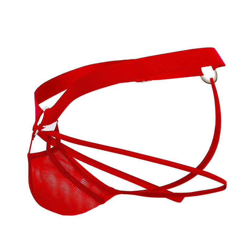 Men's Strappy Ring Open-Back Underwear - Image 5
