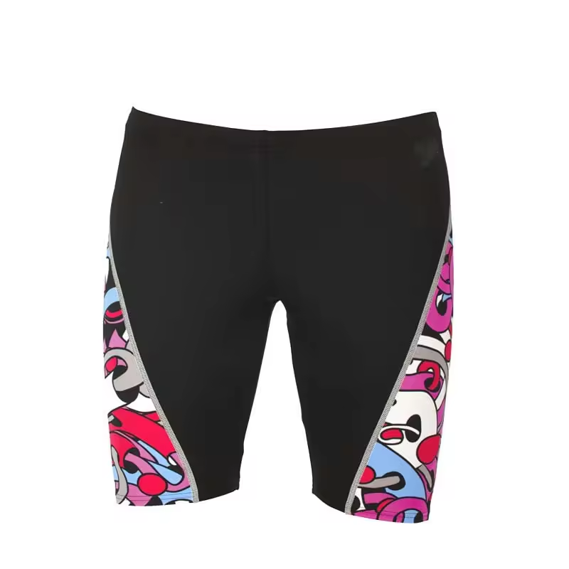 Men's Printed Competition Swim Jammers